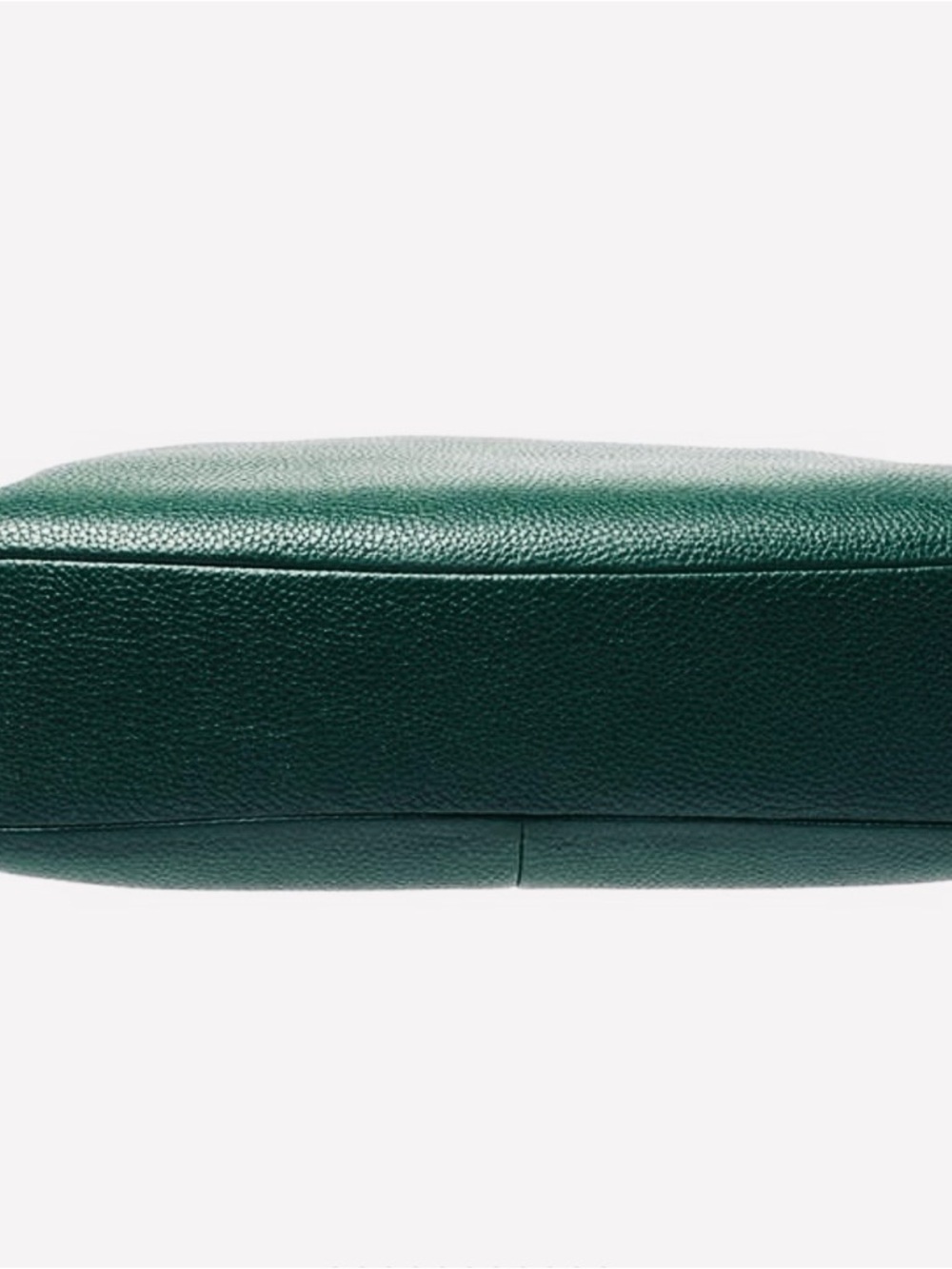 COACH Green Pebbled Leather Bag, forest green - Picture 4 of 8